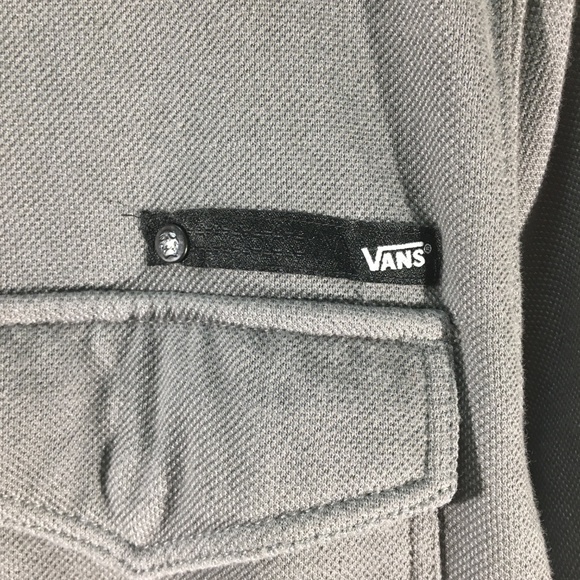 Vans Full Zip or Button Sweatshirt Jacket w/hood - Picture 4 of 6